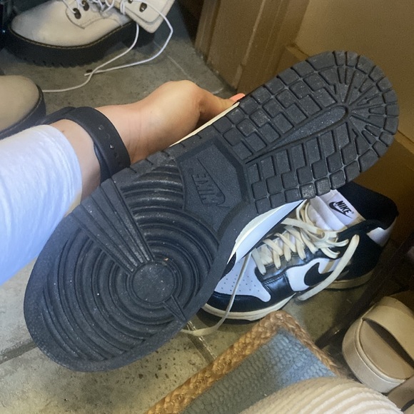 Nike Dunk High - black and white vintage size 9 - Picture 4 of 4